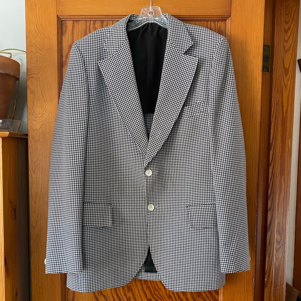 Vintage Herringbone Blazer L/XL
